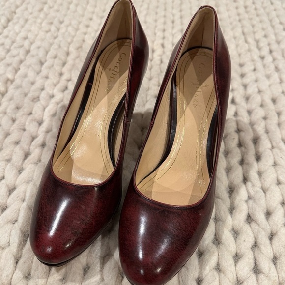 cole haan nike air red heels